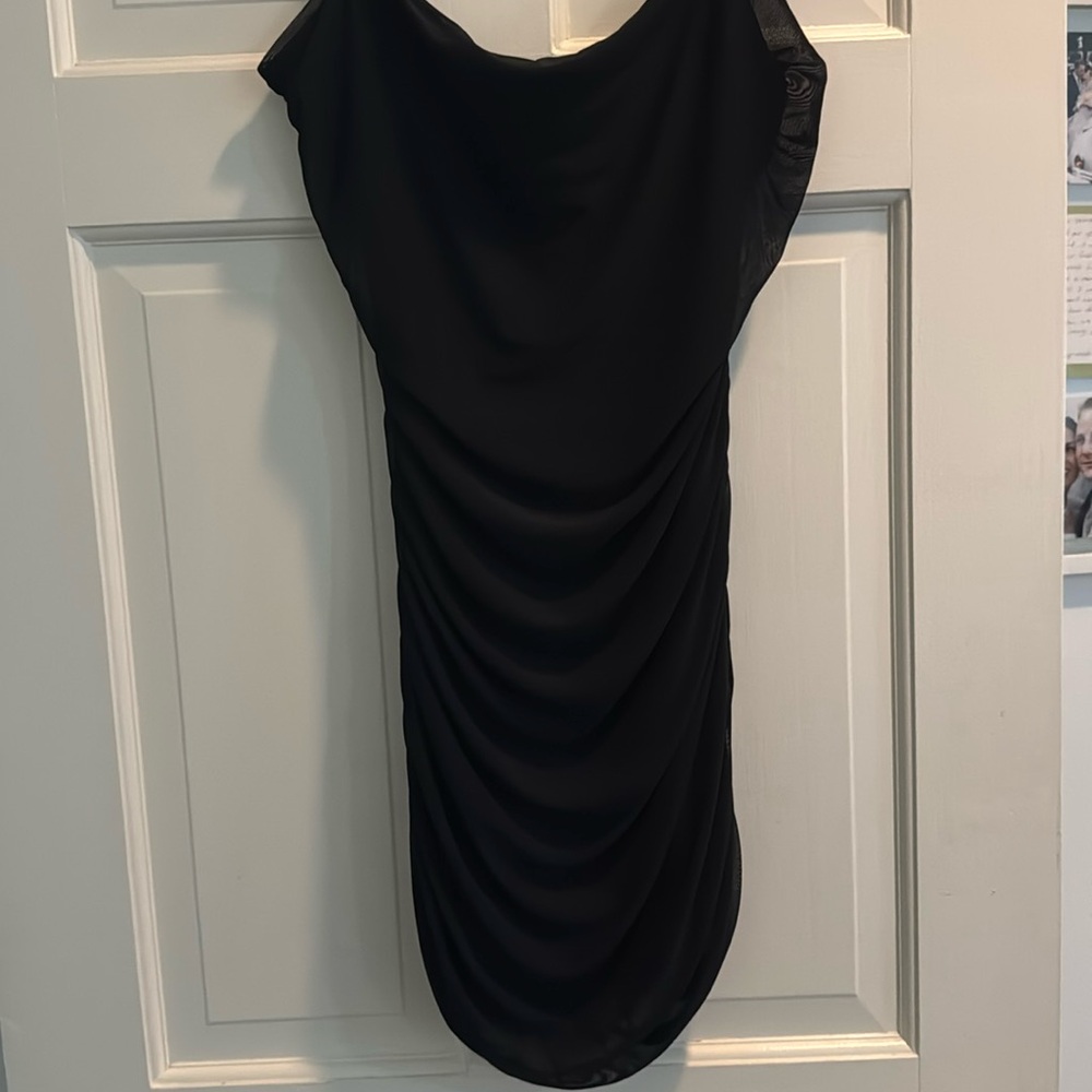 Dynamite Black Backless Dress